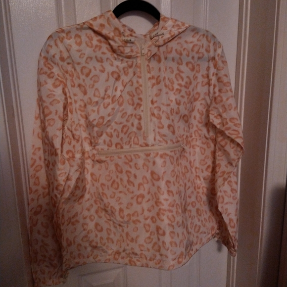 Thread & Supply Leopard Print Windbreaker S NWOT - Picture 5 of 6